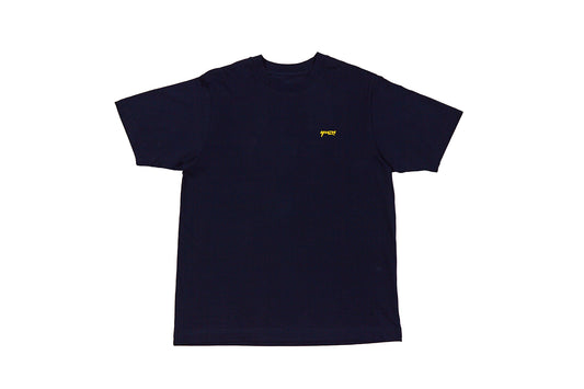 Crew NAVY T-Shirt with back print